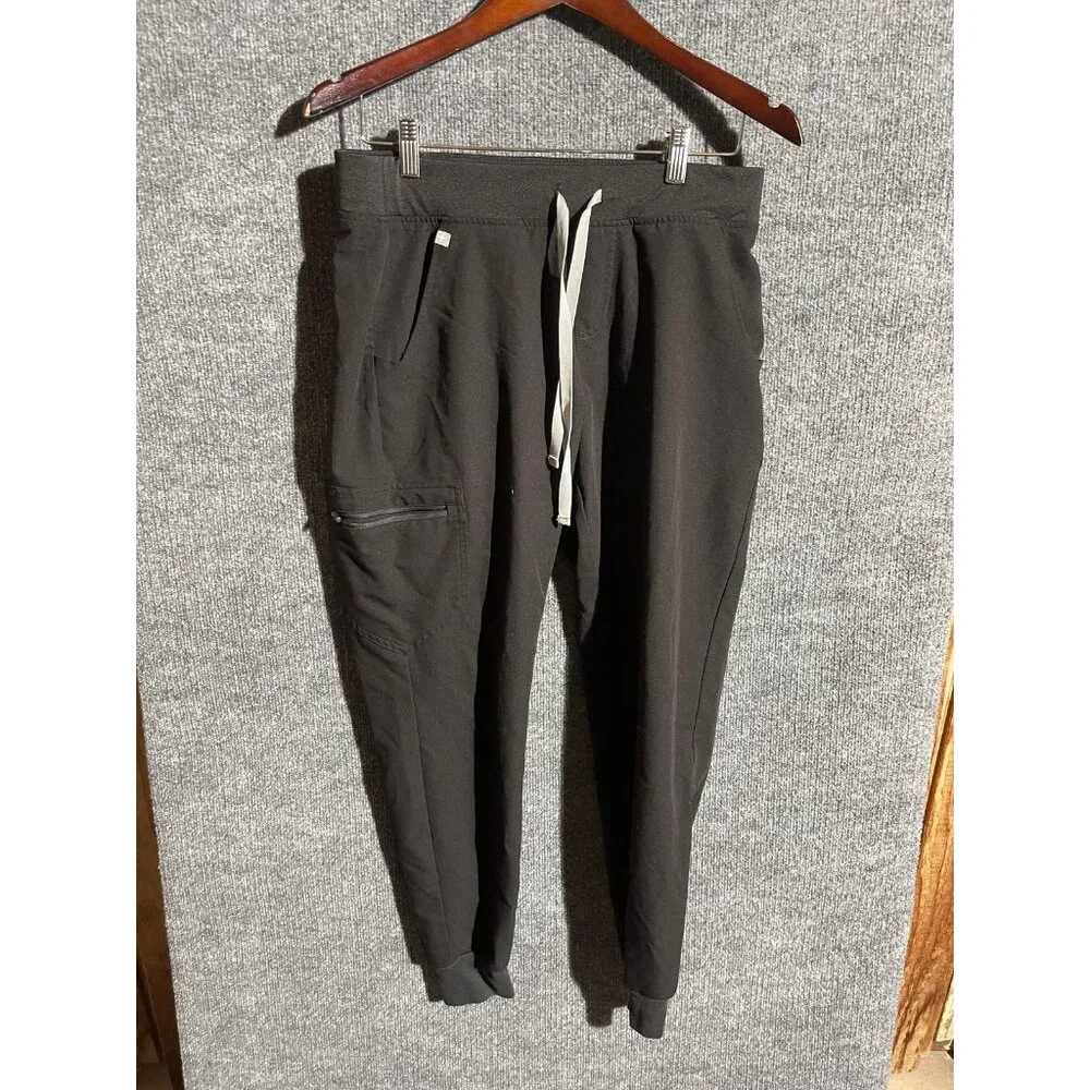 FIGS Jogger Pants Mens Medium 32x31 Black Technical Collection Stretch Scrub